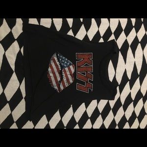 AEO / cropped KISS t- shirt